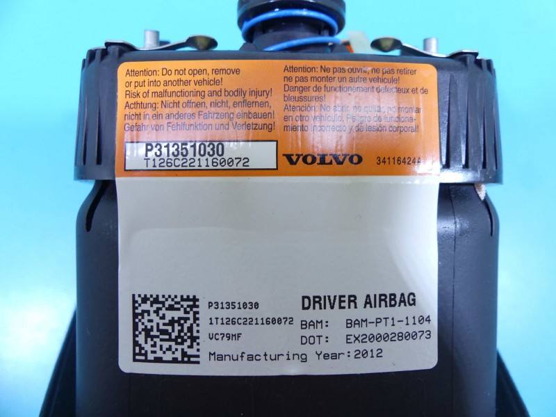 Подушка безопасности Airbag Volvo V60 31351030 — фото детали 4