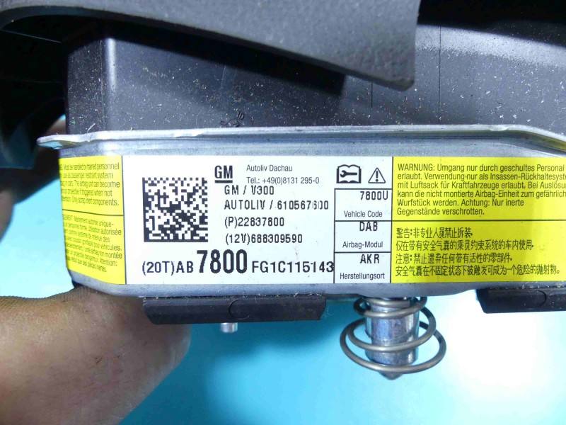 Подушка безопасности Airbag Chevrolet Malibu 22837800 — фото детали 5