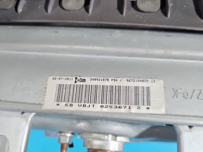 Подушка безпеки Airbag Peugeot Partner 96721948ZM — фото деталі 3