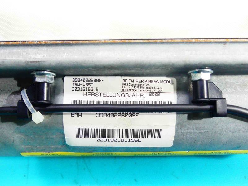 Подушка безпеки Airbag BMW X5 E53 8402229 — фото деталі 5