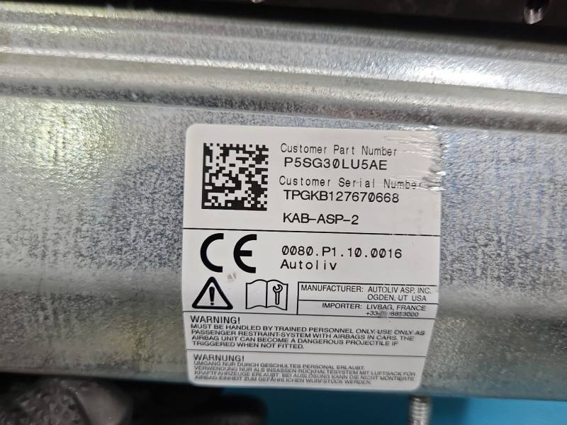 Подушка безпеки Airbag Jeep Grand Cherokee P5SG30LU5AE — фото деталі 4