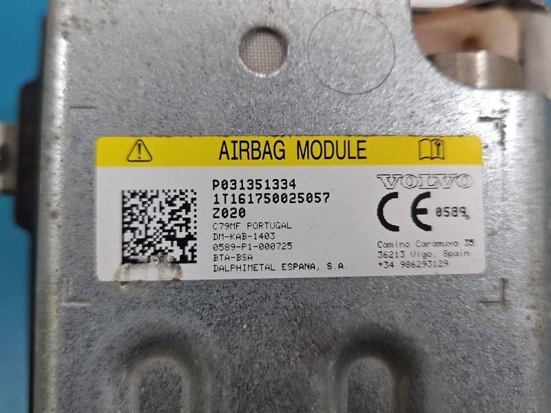 Подушка безопасности Airbag Volvo S90 P031351334 — фото детали 4