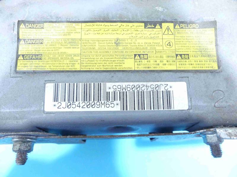 Подушка безпеки Airbag Toyota Avensis T27 2J0542009M65 — фото деталі 4