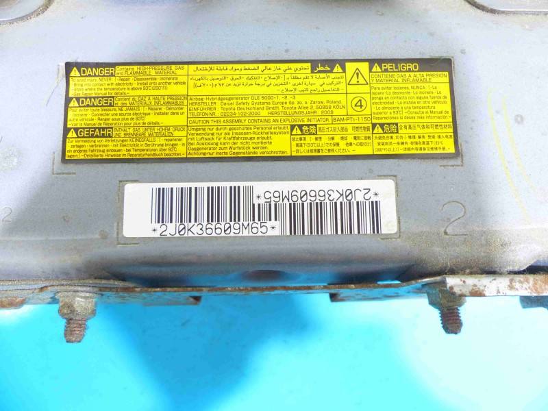 Подушка безпеки Airbag Toyota Avensis T27 2J0K36609M65 — фото деталі 4