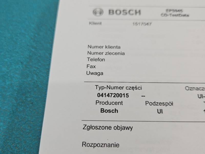 Форсунка Volkswagen Golf 4 0414720015 — фото деталі 3
