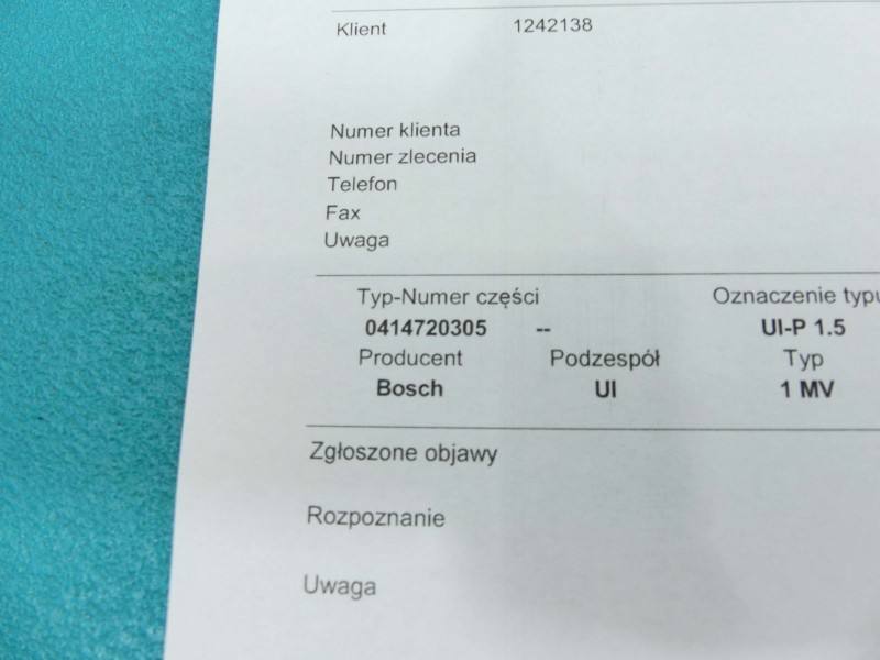 Форсунка Volkswagen Touareg 0414720305 — фото деталі 3