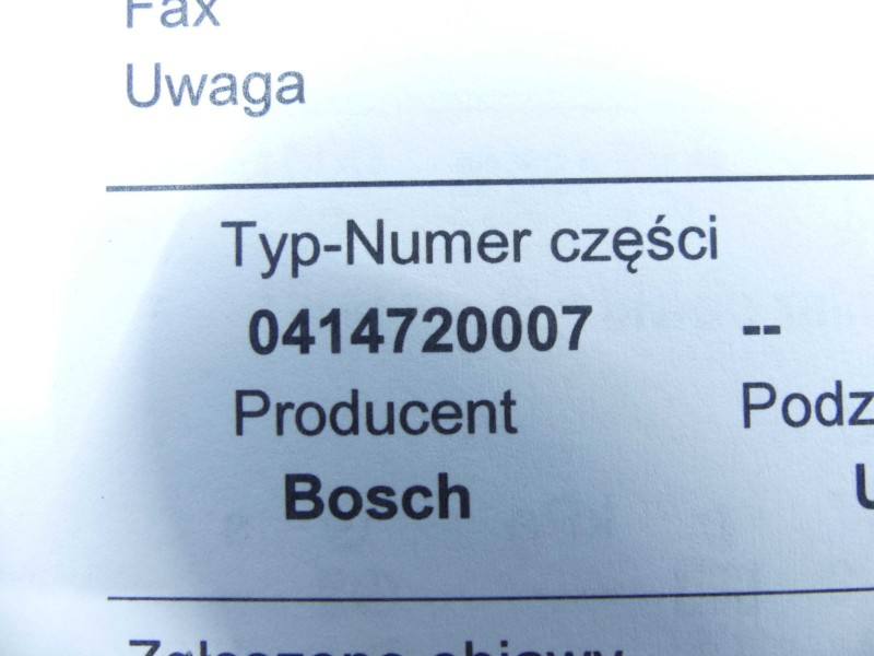 Форсунка Volkswagen Golf 4 0414720007 — фото деталі 3