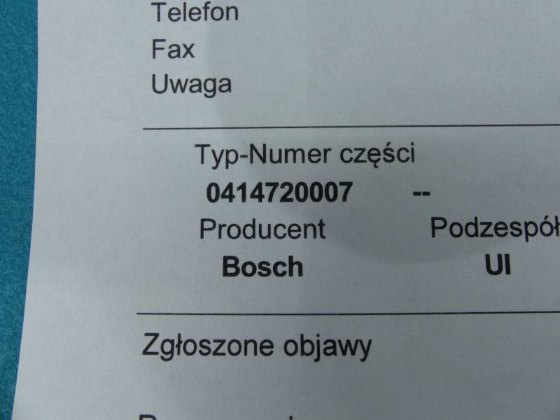 Форсунка Volkswagen Passat B5 0414720007 — фото детали 4