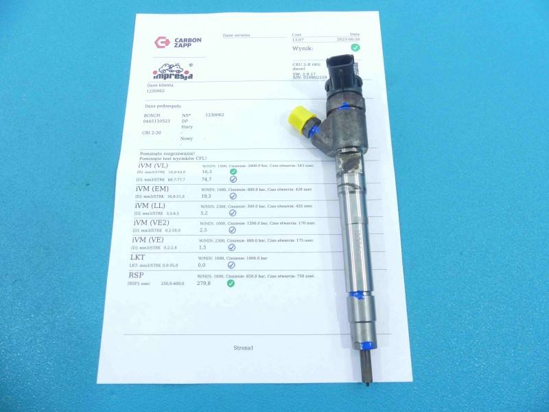 Форсунка Maserati Ghibli 0445110523
