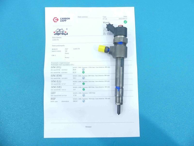 Форсунка Lancia Lybra 0445110002