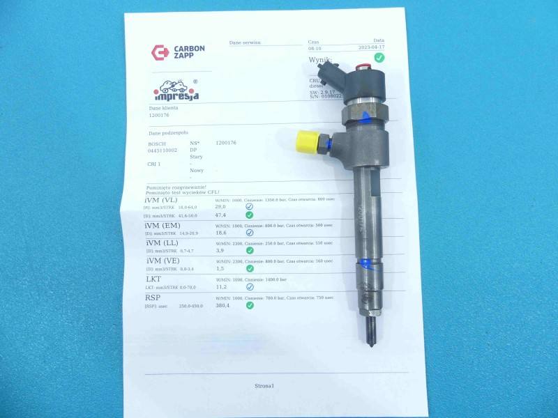 Форсунка Lancia Lybra 0445110002