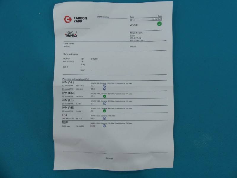 Форсунка Lancia Lybra 0445110002 — фото деталі 3