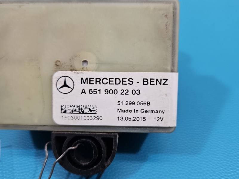 Реле Mercedes A W176 A6519002203 — фото деталі 6