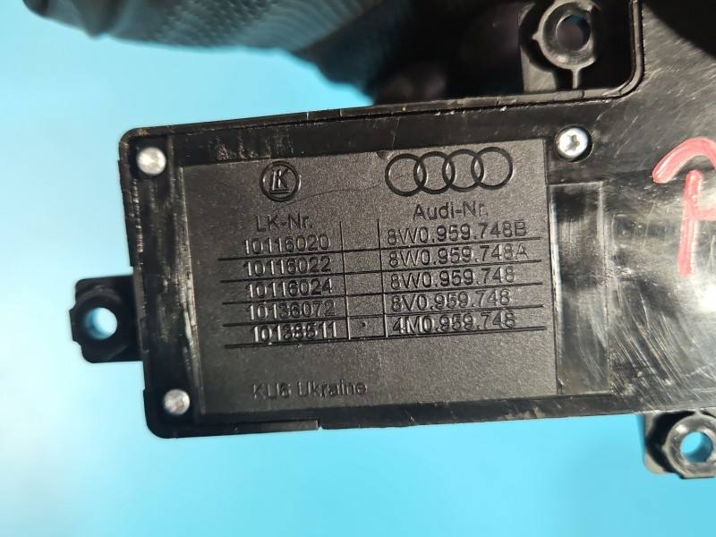 Переключатель кнопка Audi A5 8T 8W0959748B — фото детали 5