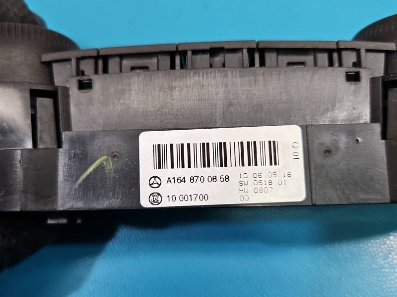 Перемикач кнопка Mercedes ML W164 A1648700858 — фото деталі 6