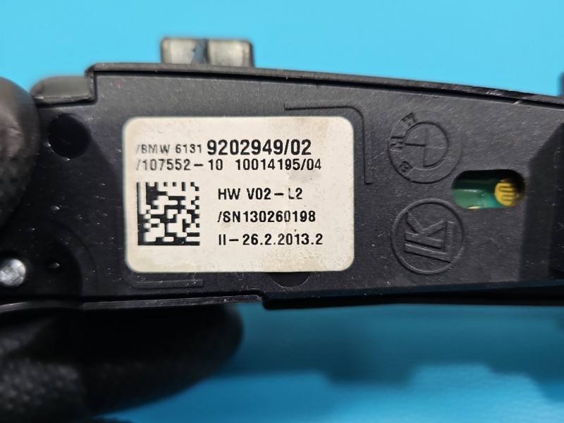 Переключатель кнопка BMW 6 F06 9202949 — фото детали 5
