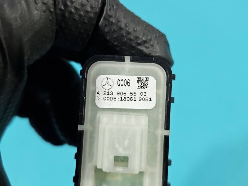Перемикач кнопка Mercedes E W213 A2139055503 — фото деталі 6