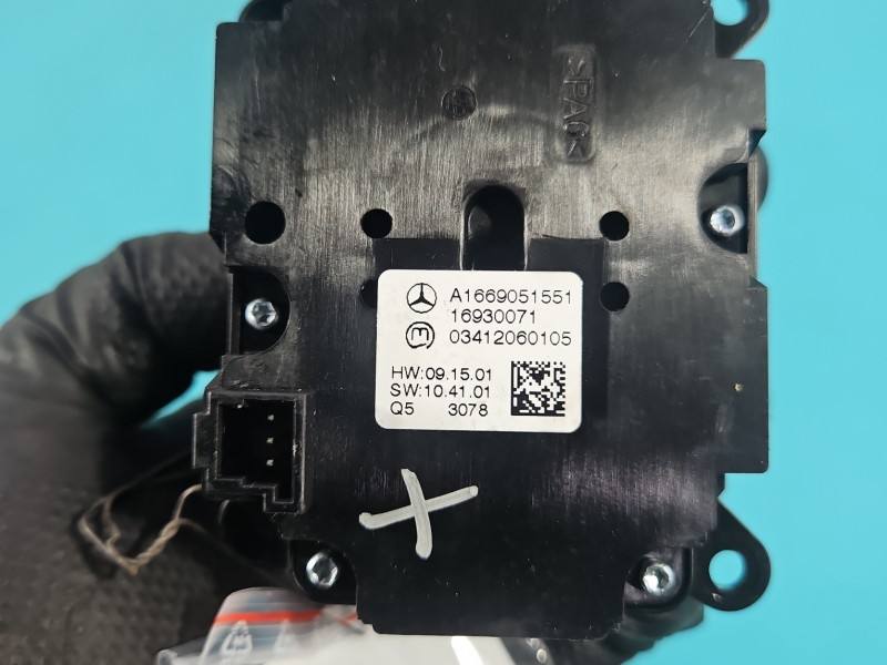 Переключатель кнопка Mercedes GL X166 A1669051551 — фото детали 8