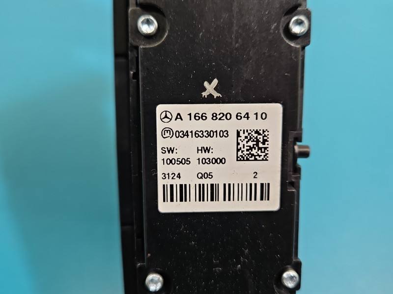 Перемикач кнопка Mercedes GL X166 A1668206410 — фото деталі 5