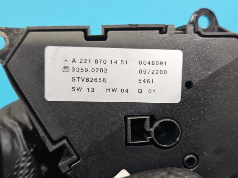Переключатель кнопка Mercedes S W221 A2218701451 — фото детали 4