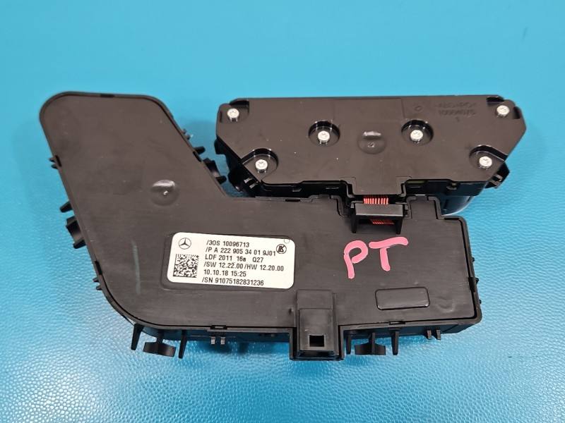 Перемикач кнопка Mercedes S W222 A2229053401 — фото деталі 4