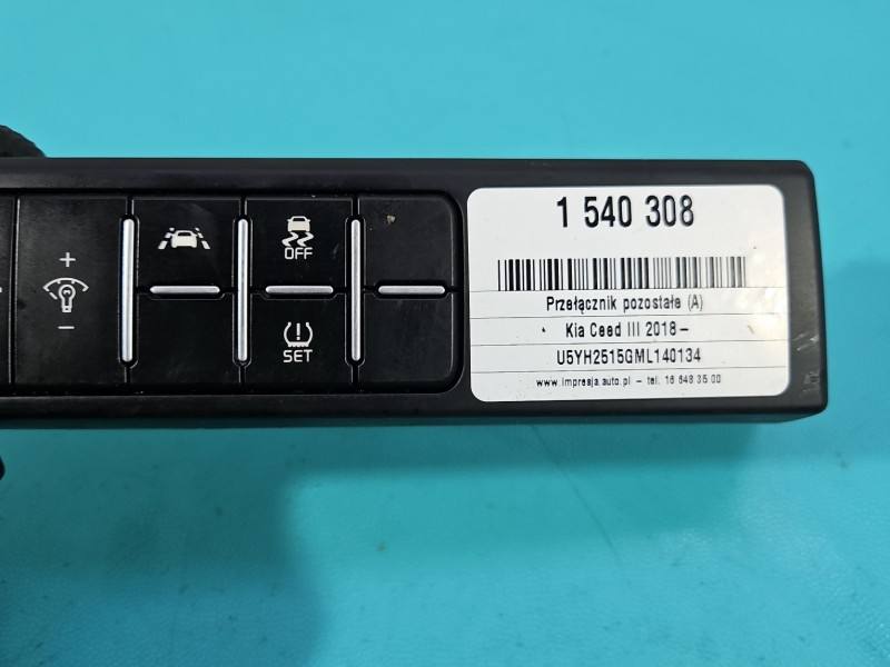 Переключатель кнопка Kia Ceed 93700-J7430 — фото детали 2