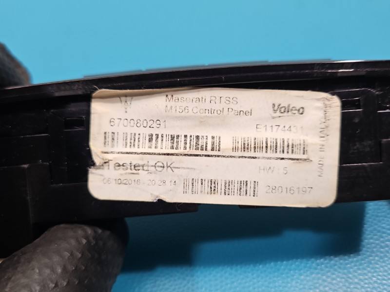 Переключатель кнопка Maserati Quattroporte 670080291 — фото детали 6