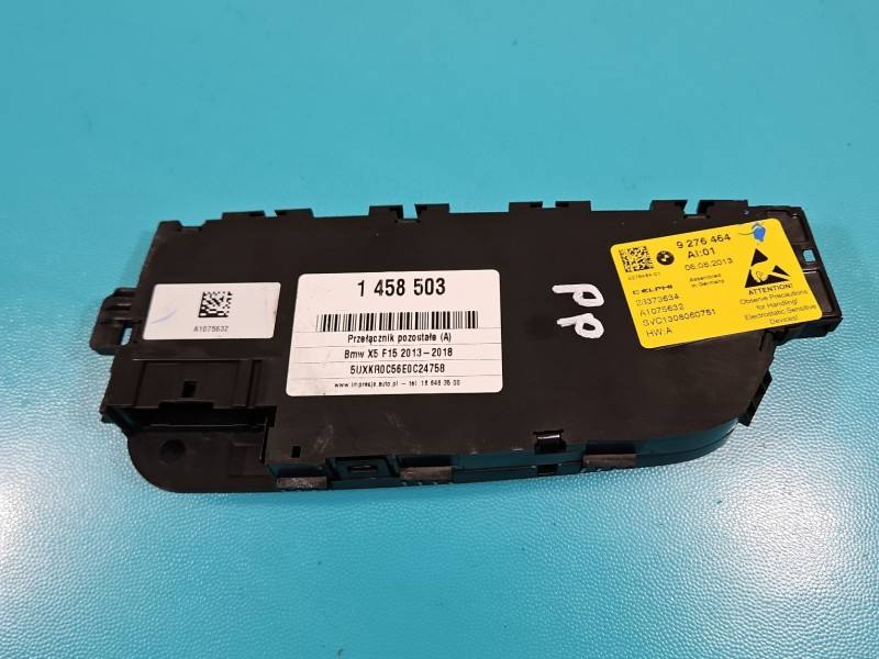 Перемикач кнопка BMW X5 F15 9276464 — фото деталі 3