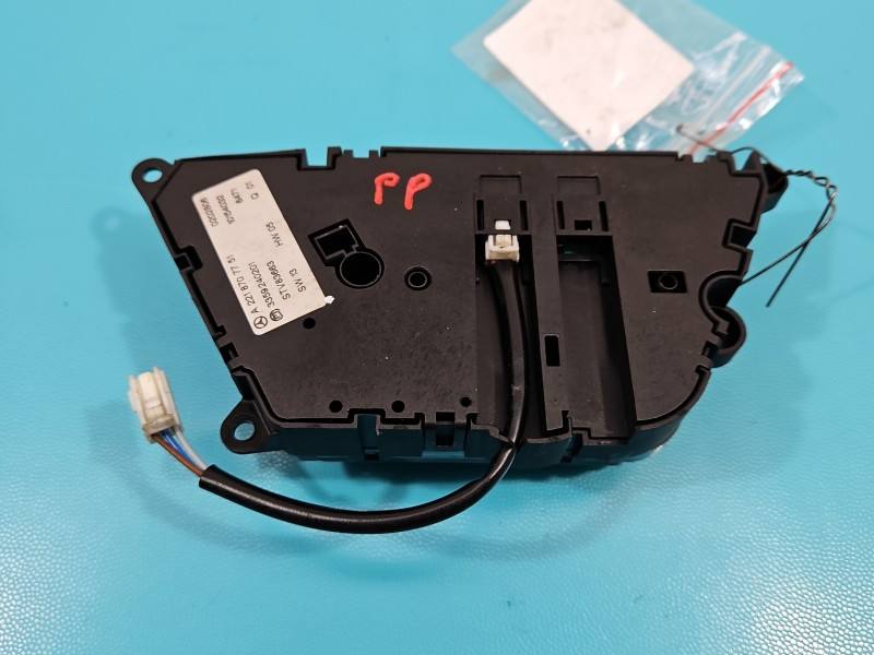 Перемикач кнопка Mercedes S W221 A2218707751 — фото деталі 3