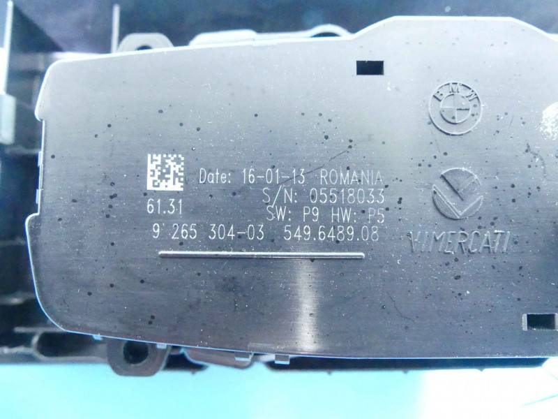 Перемикач кнопка BMW 1 F20 9265304 — фото деталі 4