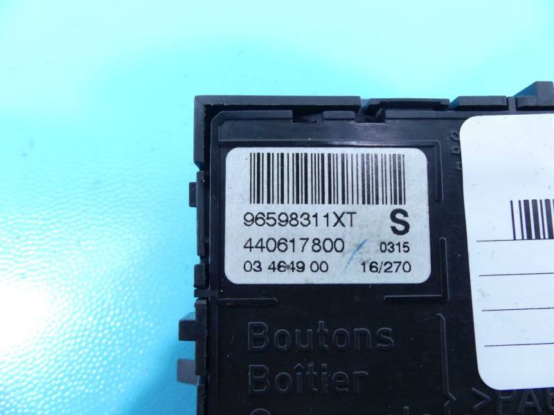 Переключатель кнопка Citroen C5 96598311XT — фото детали 5