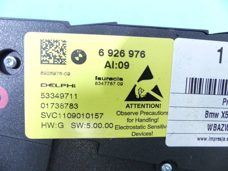 Перемикач кнопка BMW X5 E70 6926976 — фото деталі 4