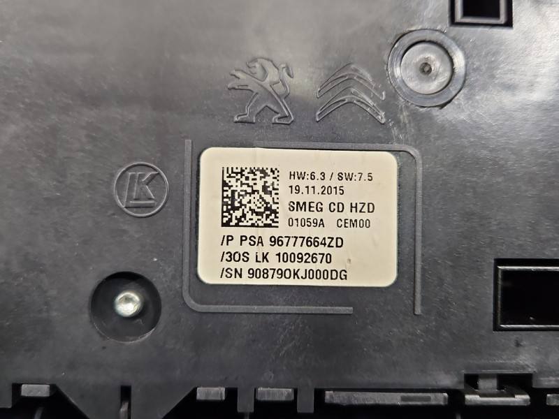 Перемикач кнопка Peugeot 308 96777664ZD — фото деталі 5