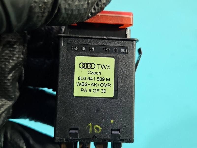 Переключатель кнопка Audi A3 8L 8L0941509M — фото детали 3