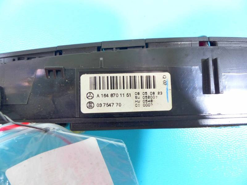 Переключатель кнопка Mercedes GL X164 A1648701151 — фото детали 5