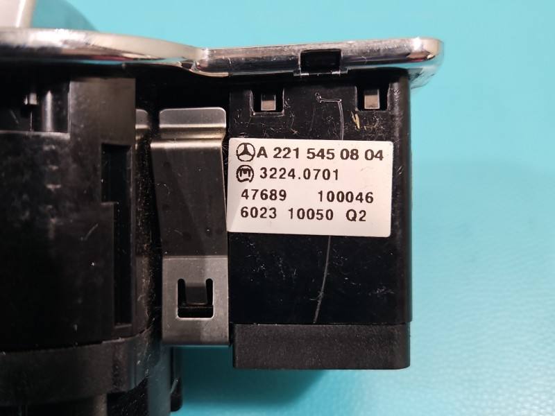 Переключатель кнопка Mercedes S W221 A2215450804 — фото детали 4