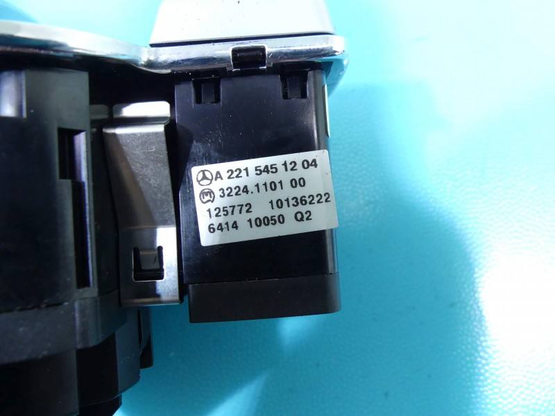 Перемикач кнопка Mercedes S W221 A2215451204 — фото деталі 4