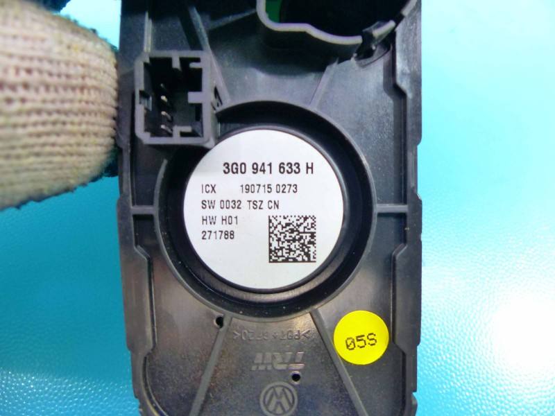 Перемикач кнопка Volkswagen Passat B8 3G0941633H — фото деталі 4