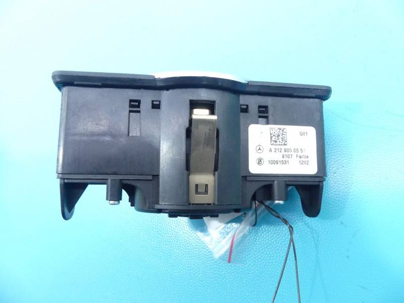 Переключатель кнопка Mercedes ML W166 A2129050551 — фото детали 5