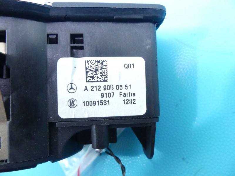 Переключатель кнопка Mercedes ML W166 A2129050551 — фото детали 6