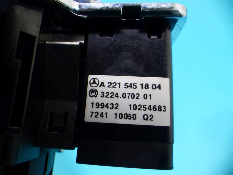 Перемикач кнопка Mercedes S W221 A2215451804 — фото деталі 4