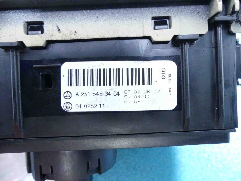 Перемикач кнопка Mercedes R W251 A2515453404 — фото деталі 8