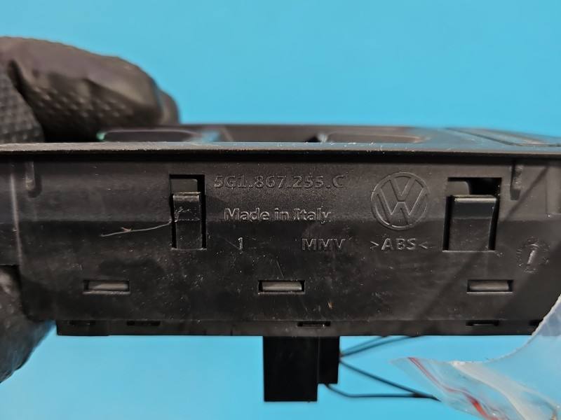 Блок кнопок склопідйомників Volkswagen Golf 7 5G0959857C — фото деталі 7