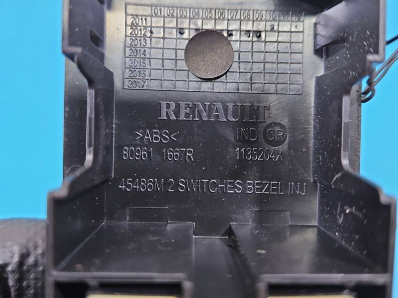 Блок кнопок склопідйомників Renault Clio 809611667R — фото деталі 5