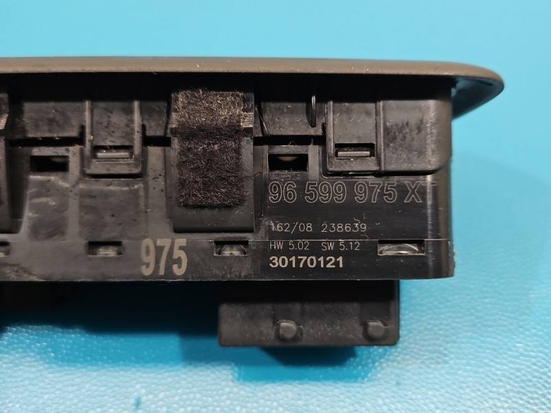Блок кнопок стеклоподъемников Citroen C5 96599975XT — фото детали 4