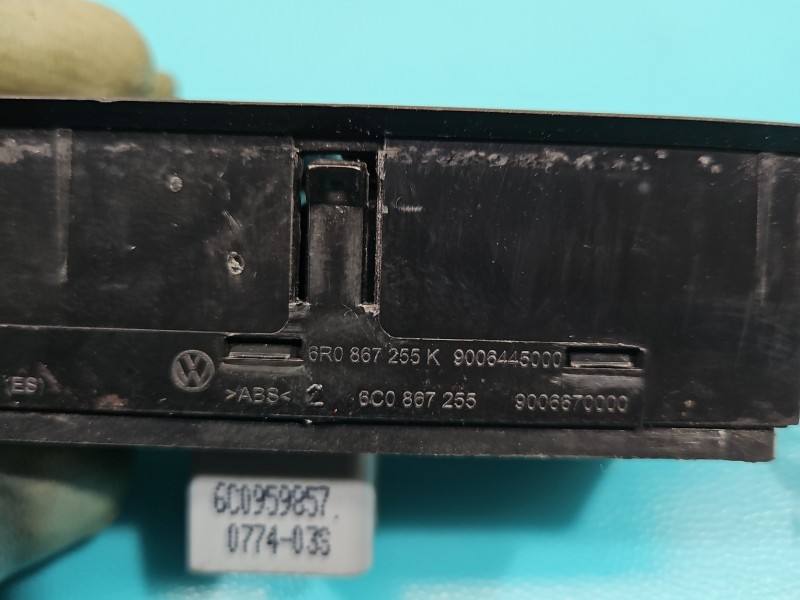 Блок кнопок стеклоподъемников Volkswagen Polo 6R0867255K — фото детали 5