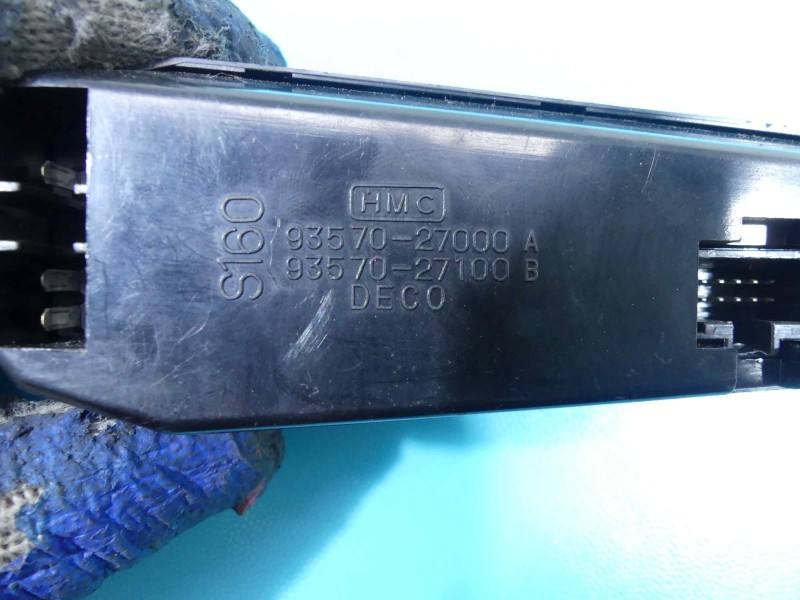 Блок кнопок стеклоподъемников Hyundai Coupe 93570-27000 — фото детали 5