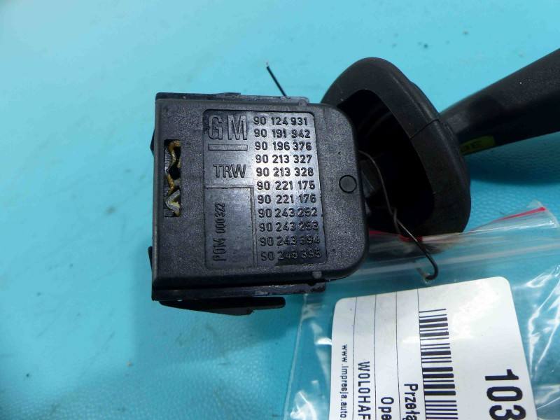 Подрулевой переключатель дворников Opel Agila 90124931 — фото детали 5
