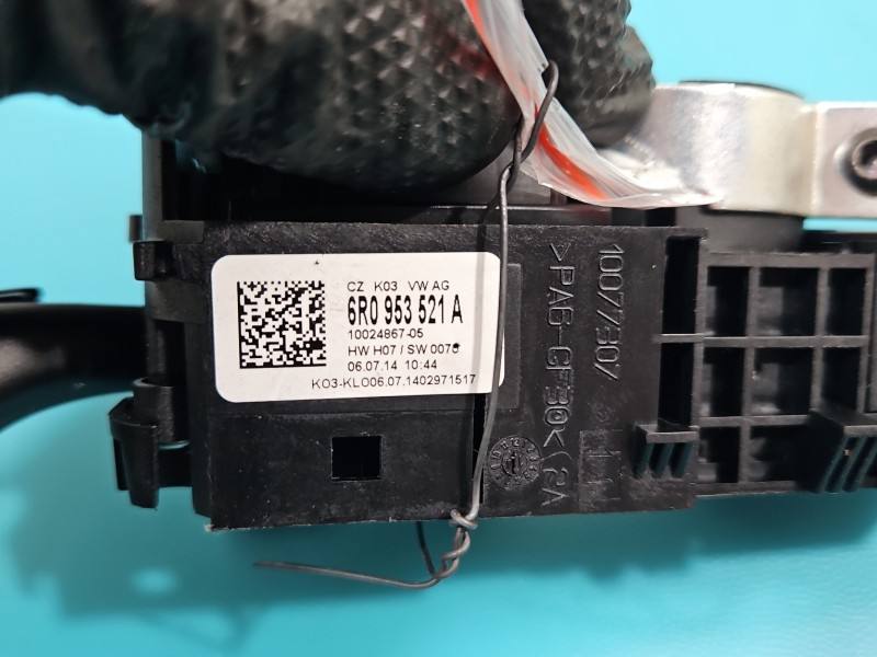 Тубус підрульовий блок перемикачів Skoda Fabia 2 6R0953521A — фото деталі 6