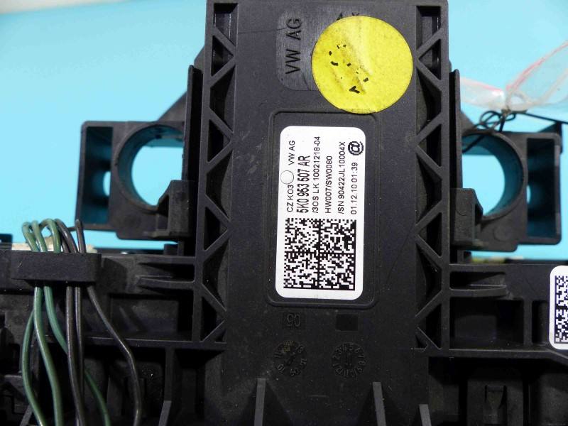 Тубус підрульовий блок перемикачів Volkswagen Caddy 5K0953549C — фото деталі 5